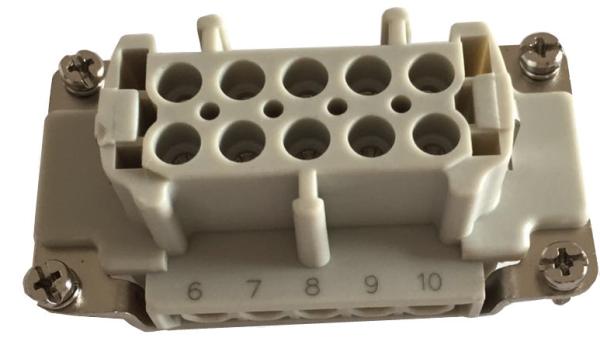 10Pin Hot Runner Connector Female Insert, Mould Junction Connectors Wholesale HE-010-F&09330102701