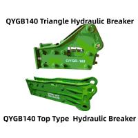 Triangle / type supérieur marteau de rupture hydraulique QYGB140 140 Chisel Suit 19-26 Tons