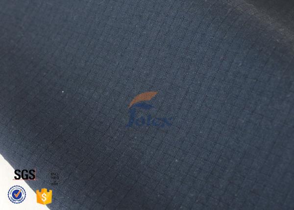 Fogo da tela dos azuis marinhos 210gsm Ripstop Kevlar Aramid - uniforme retardador da polícia da veste