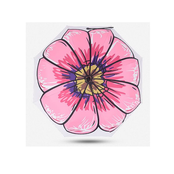 Mini Size 38 Inch Arc 8 Ribs 5 fold umbrella