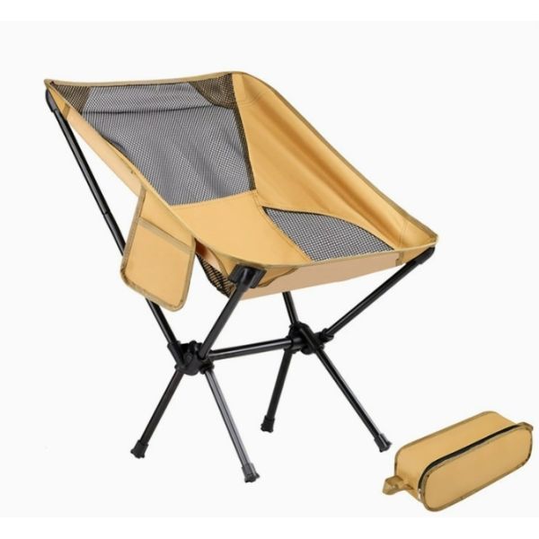 3.5kg 116CM Modern Camping Outdoor Chairs Folding Rocking Beach Moon Chair