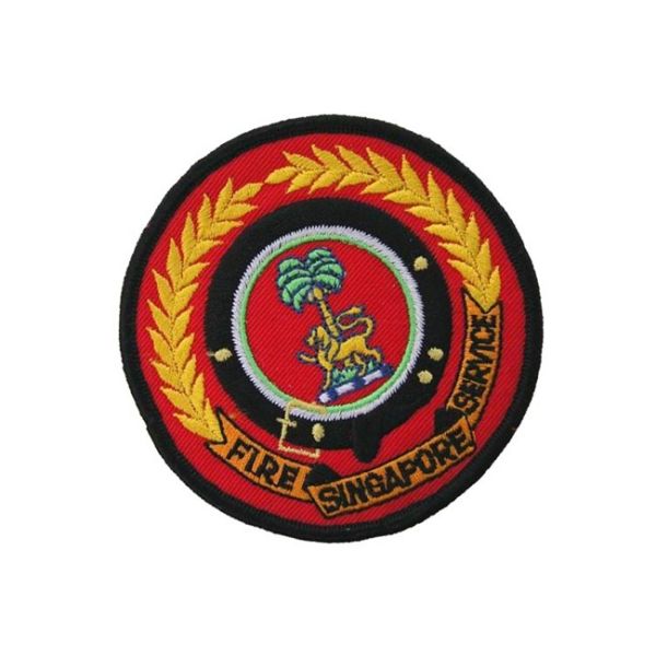 Iron On 3D 100mm Embroidered Fire Marshal Patch Environment Friendly