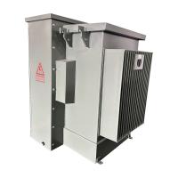 150 Kva Transformateur électrique triphasé monté sur une plaque d'alimentation radiale Pas vers le bas 12470V à 208V