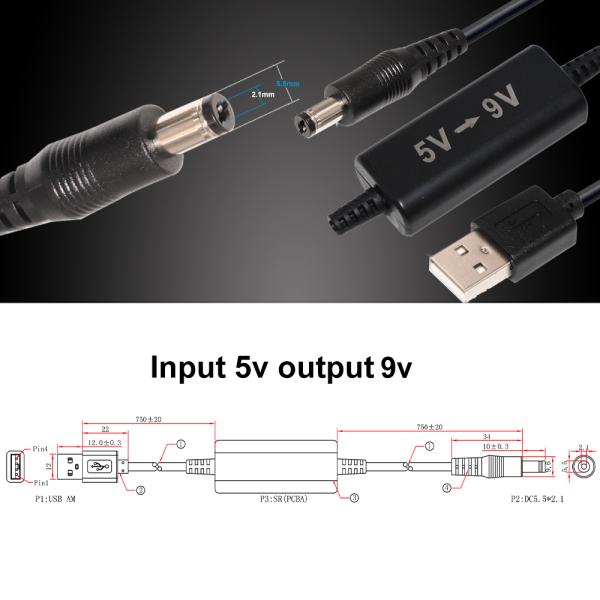 USB to Micro USB 5V to 3.3V Step-Down Converter Cable for Arduino