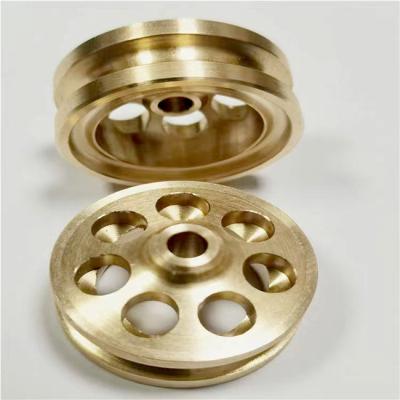 Peças de maquinaria de lustro da precisão, CNC que carimba o material de cobre de alumínio das peças