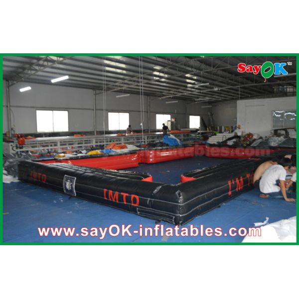 Футбольное поле раздувного Snook ноги игр спорт Snookball черноты игры боулинга раздувного раздувное