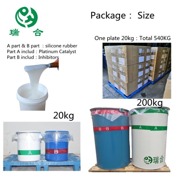 RTV-2 Two-Component Liquid Mold Silicone, Low Shrinkage & High Tear-Resistant Liquid Silicone, Special Raw Material For Crafts Re-Molding