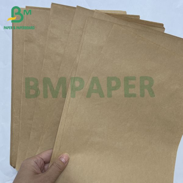 50gsm 60gsm High Strength Customized Brown Sack Kraft Paper Roll