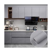 Papel de contacto gris autoadhesivo para gabinete de cocina impermeable de cáscara y bastón encimeras de escritorio de vinilo adhesivos revestimientos de estantes