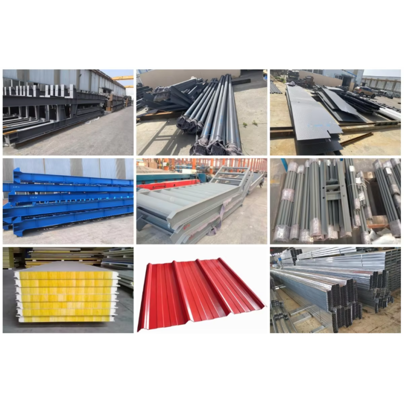 Bridge Prefabricated Steel Structure Shed Fabrication Metal Frame Company Metal Steel Structure Warehouse Building