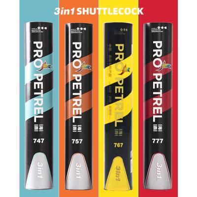 Economical Custom First Class Goose Flex Feather Shuttles Badminton