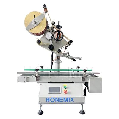 Desktop Flat Bottle Labeling Machine electric Automatic Box Label Applicator