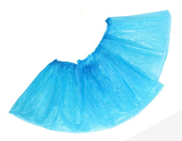 CPE Plastic Surgical Shoe Covers / Disposable Shoe Protectors  Splash - Proof