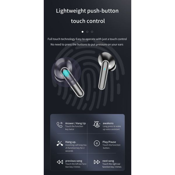 BT TWS Earphone 3D Surround Stereo Headset Wireless Headphones With 300mAh Charging Box Mobile Phone Game Sport In-ear Earbuds