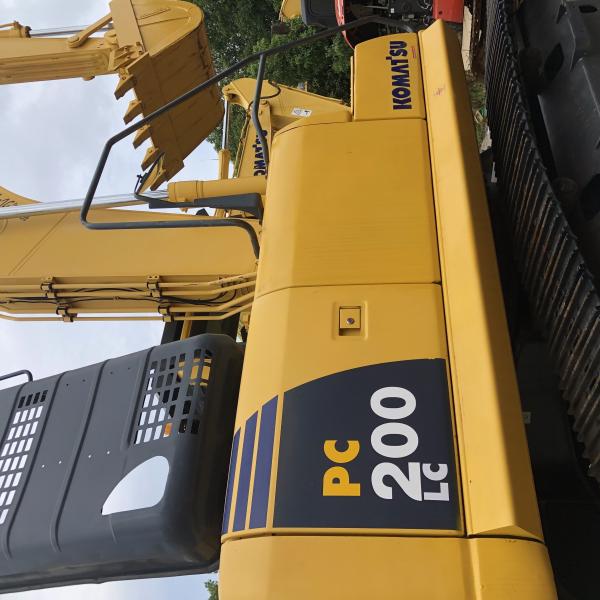 Escavação de 20 toneladas de duração hidráulica de trilho tipo PC Komatsu 200 escavadeira de segunda mão a um preço baixo e vender bem