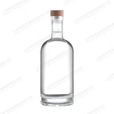 350ml 500ml 700ml 1000ml Glass Wine Bottle With Glass Collar Healthy Lead Free Bottle