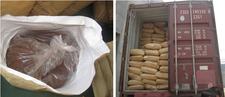 Dark Brown Sweet Alkalised Cocoa Powder Ghana Chocolate Raw Material