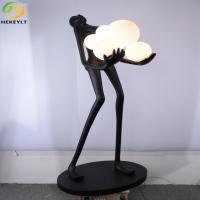 Luz moderna de vidro H1.8m do assoalho do ferro E27 para a casa interna