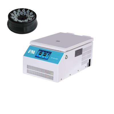 Centrifugador de alta velocidade do refrigerador do laboratório portátil de Benchtop com o rotor fixo do ângulo