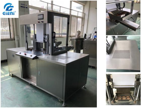 Máquina de compressão cosmética para o pó cosmético na bandeja de alumínio, máquina do pó de AC380V de pressão