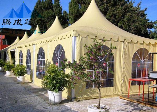 PVC Canopy Gazebo Tent For Celebrations , Flame Retardant Wedding Party Tent