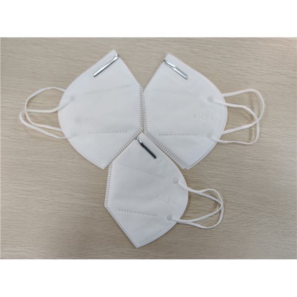 Foldable KN95 Disposable Mouth Mask Highly Breathable Without Valve Style