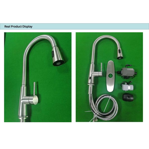 кран кухни рукава с плетеной внутренней прокладкой CUPC ручка умного однорычажная