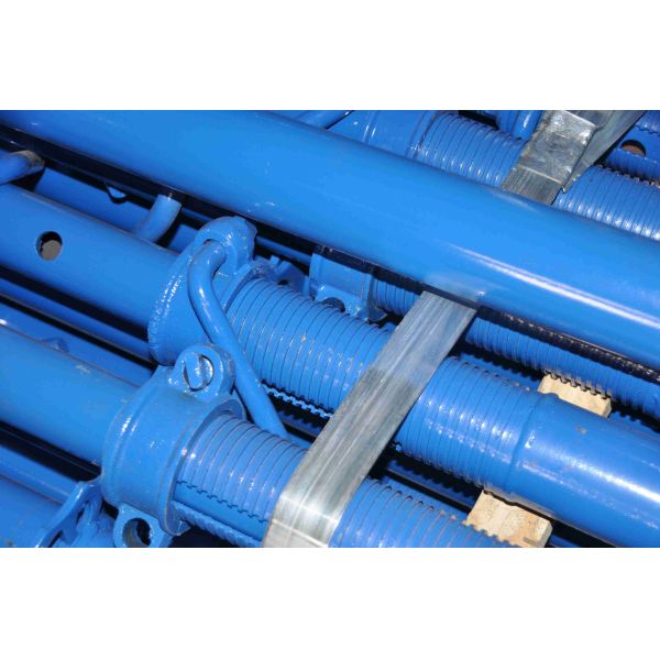 Customizable Shore Props With 120*120*5/6mm Plate 48mm/60mm/76mm Outer Tube Diameter