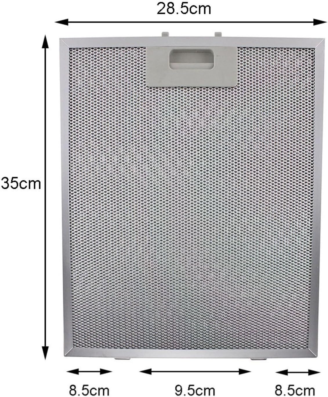 European Style Aluminum Mesh Grease Filter for High Efficiency Range Hoods with Custom Size Options