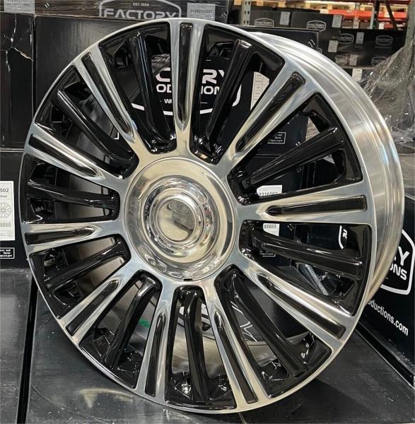 2022 Escalade Platinum Black Polished Wheels Rims Fits 22 For Suburban 6x139.7