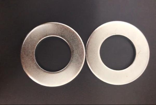 Corrosion Resistance Copper Flat Washers , Hardened Steel Washers High Hardness