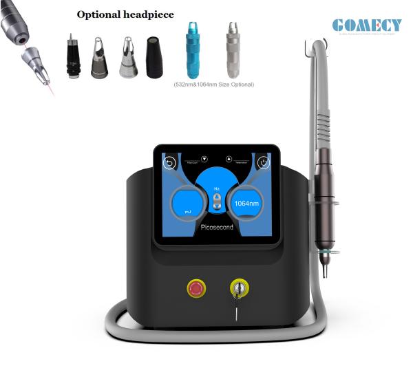 Portable Pico Q Switched Nd Yag Picosecond Laser Tattoo Removal Machine Price With 1064nm 532nm