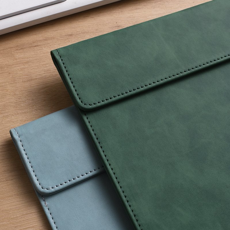 OEM PU Leather Magnetic Business Portfolio Folder Writing Clipboard For Resume