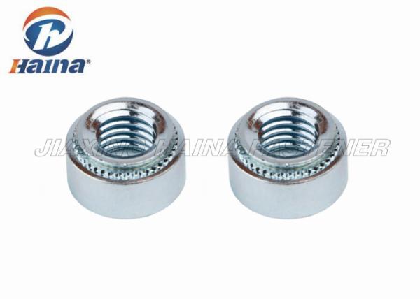 Zinc plated Round Head Convenient Self Clinch Rivet Nuts For Sheet Metal