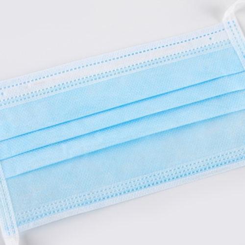 Disposable Non Medical Flat Face Mask Anti Fog Blue 17.5*9.5cm T/CTCA7-2019
