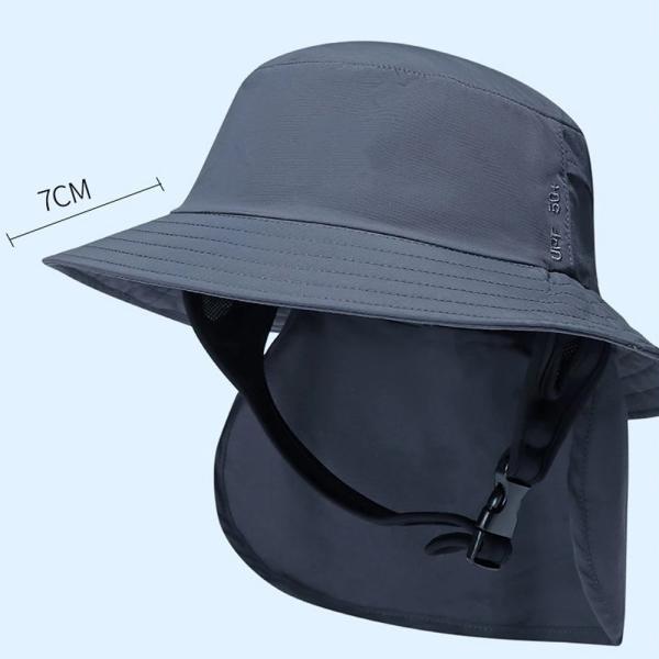 New Breathable Brim Sunshade Quick-Drying Beach Cool Surfing Hat Cap Custom Surf Bucket Hat