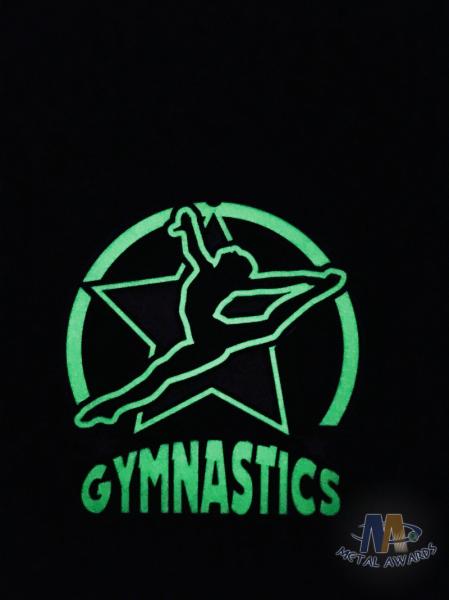 Zinc Allloy Sports Marathon School Running Meta Gymnastics Glow In The Dark Custom