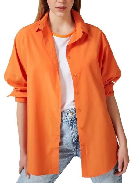                  Casual Fit Womens Shirts Solid Shirt             