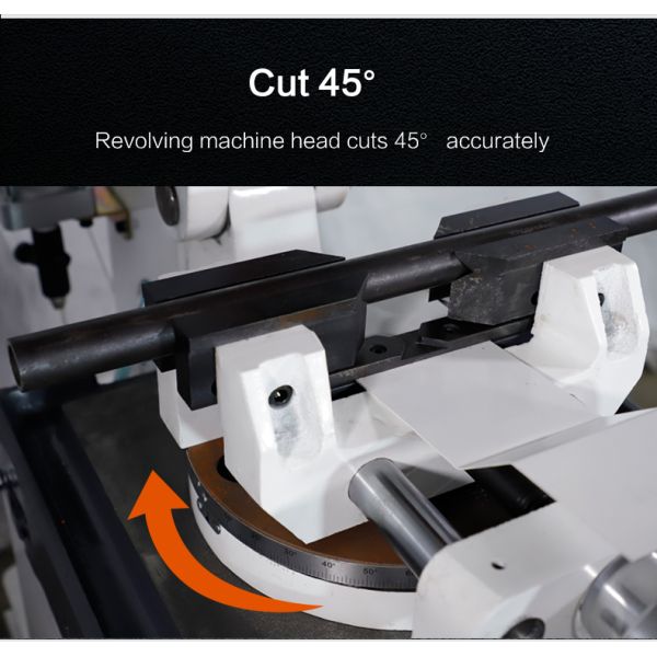 275AC Pneumatic Pipe Cutting Machine No Burrs No Dust Semi Automatic