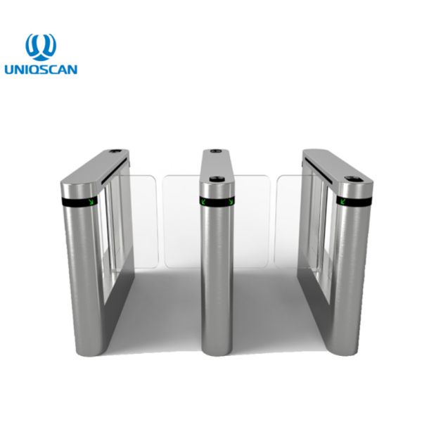 Bi Directional Pass RFID Swing Barrier Gate 304 Grade Stainless Steel