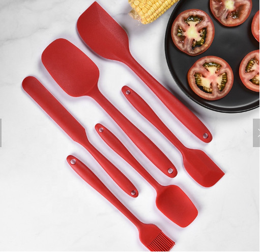 Spatulas Utensil Silicone Kitchen Tools 6 Pieces Cooking Set Eco - Friendly
