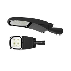 IP66 Die Casting Aluminium Led Street Light Black 140lm/W 4000k Ra70