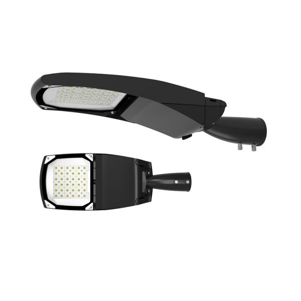 IP66 Die Casting Aluminium Led Street Light Black 140lm/W 4000k Ra70