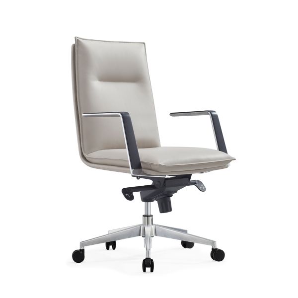 60 PU Castors Leather Office Swivel Chair PU Leather Rolling Chairs