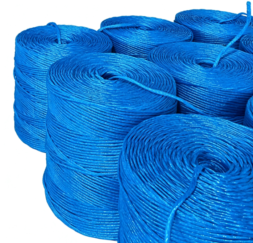 UV Resistant High Tensile Strength Polypropylene Baler Twine with Customizable Length for Agriculture