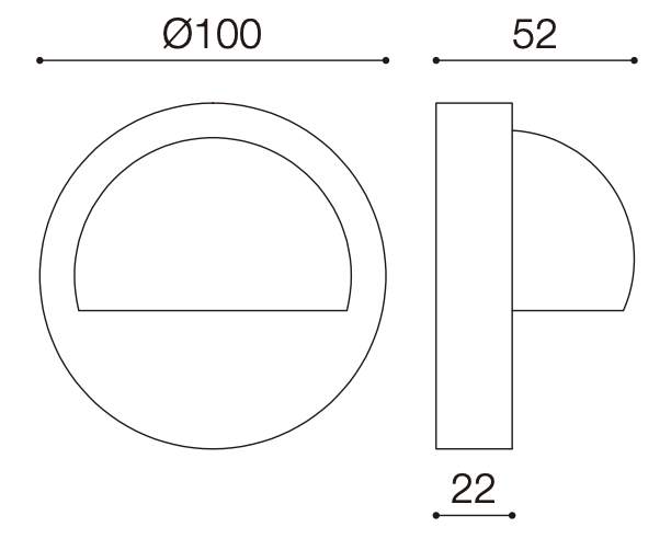 Outdoor Surface Mounted Step Lights 3000K 4000K 6000K Garden LED Wall Lights