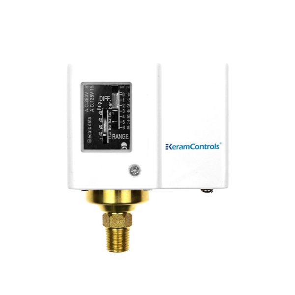 Air or Liquid Media Adjustable Pressure Switches -0.5-6bar