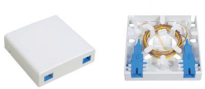 Wall-Mounted Two Port Fibre Broadband Faceplate Gfs-2c 115*86*23mm 2pcs Sc/Lc