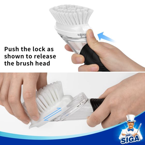 Kitchen Tools Cleaning Brushes Long Handle Brush for Dishwashing and More