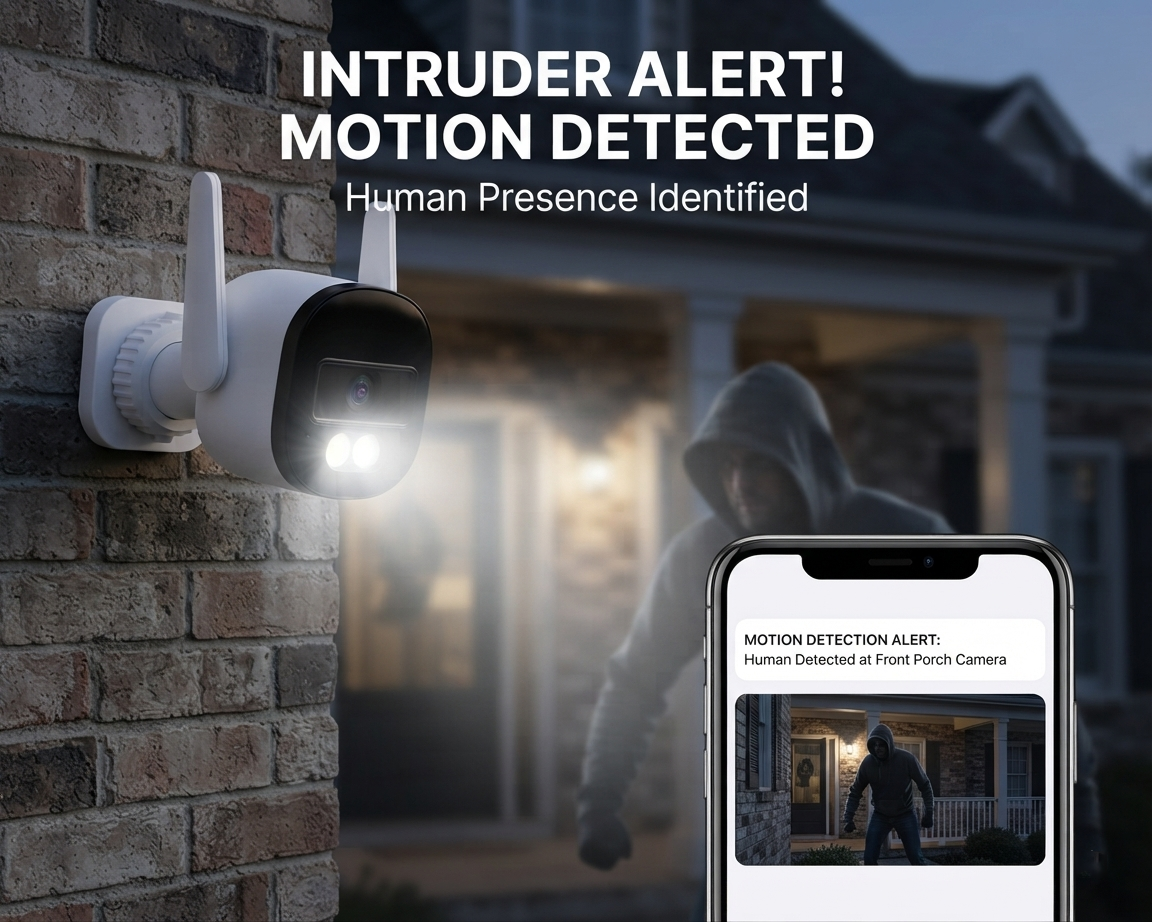 Bullet CCTV Security Camera WIFI HD Outdoor Tuya Mini Dual Band WiFi Waterproof Camera